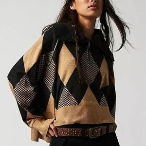 Free People Lucy Half Zip Pullover